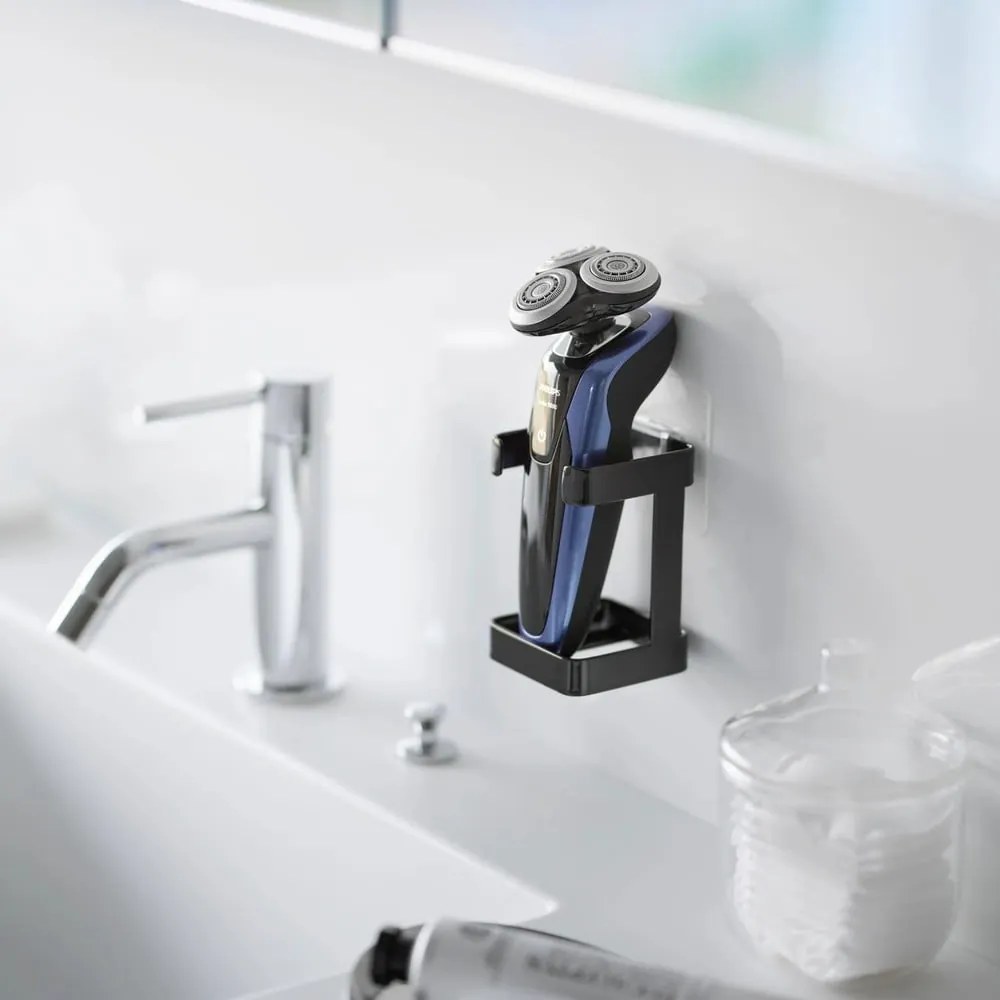 Черен метален държач за устройство за грижа за кожата Film Hook – YAMAZAKI