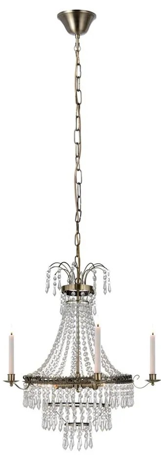 Висящо осветително тяло в златист цвят ø 50 cm Marielund – Markslöjd