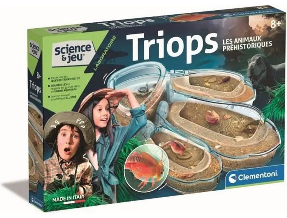 Научна Игра Clementoni Triops Les animaux préhistoriques FR