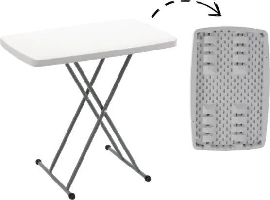 Сгъваема маса за туризъм / кетъринг с регулируема височина