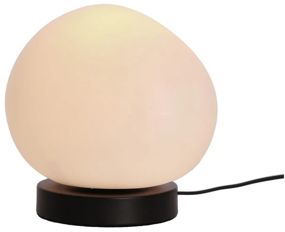 Черно-бяла настолна лампа (височина 19 cm) Stones – Candellux Lighting