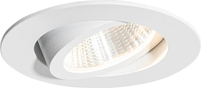 Вграден прожектор бял 6,8 см с LED 750 lm димируем IP65 - Gaius