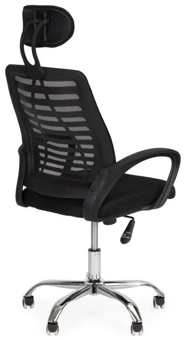 Ергономичен офис стол в черно