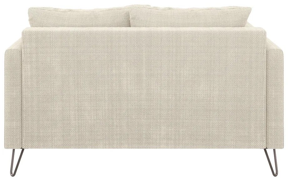 Кремав шенилов диван 140 cm Freya – Ropez