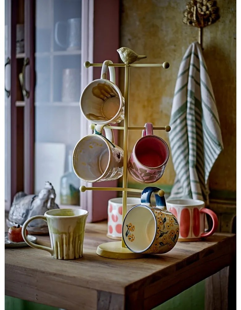 Глинени чаши в комплект от 3 бр. в цвят сьомга/кремави 450 ml Linora – Bloomingville