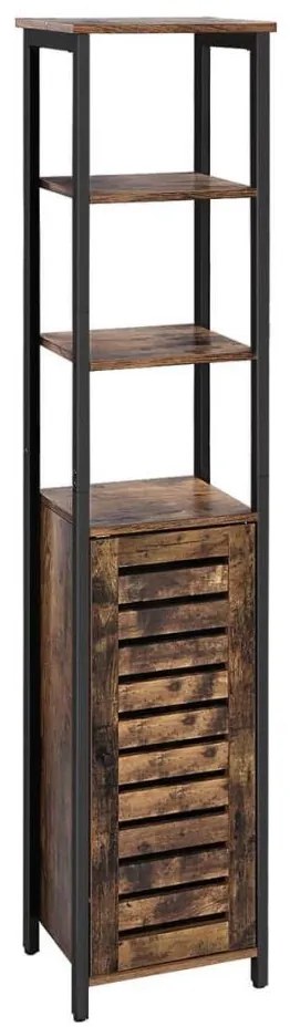 Шкаф FIRA кафяв/черен