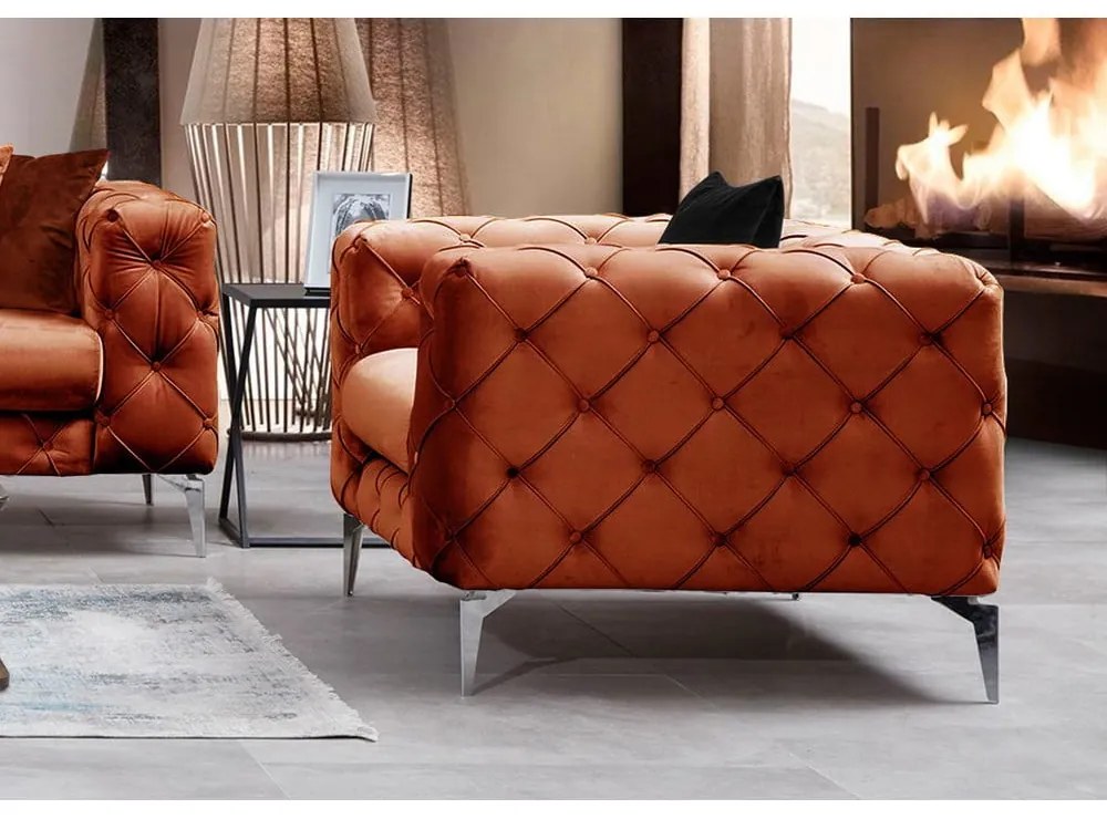 Оранжев фотьойл Como – Artie