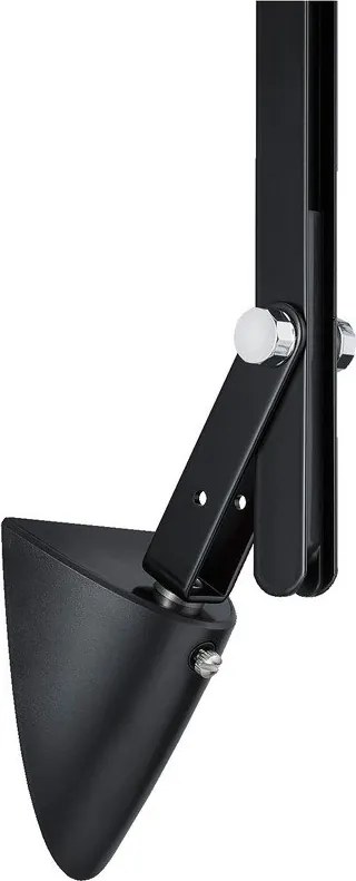 Черна LED настолна лампа с огъваща се структура (височина 90 cm) Amsterdam – Trio