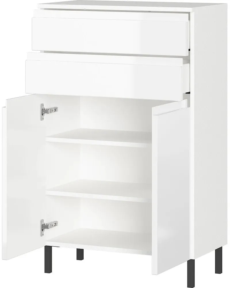 Бял шкаф за баня 60x97 cm Salinas - Germania