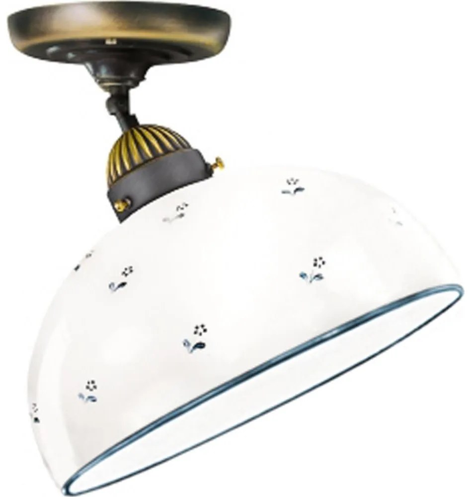 Kolarz 731.10.24 - Полилей за повърхностен монтаж NONNA 1xE27/75W/230V Ø 30 см син