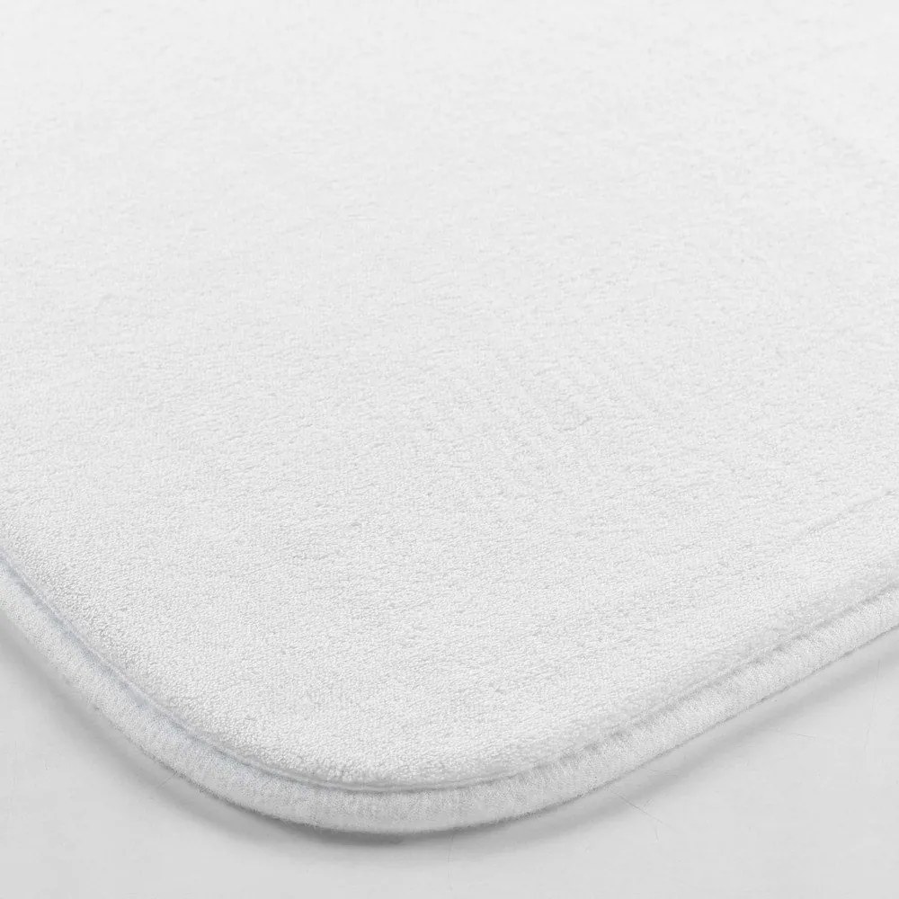 Бял килим за баня WC 45x45 cm Vitamine – douceur d'intérieur