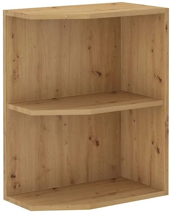 Подов шкаф с ъглови рафтове Yvette -Graphite