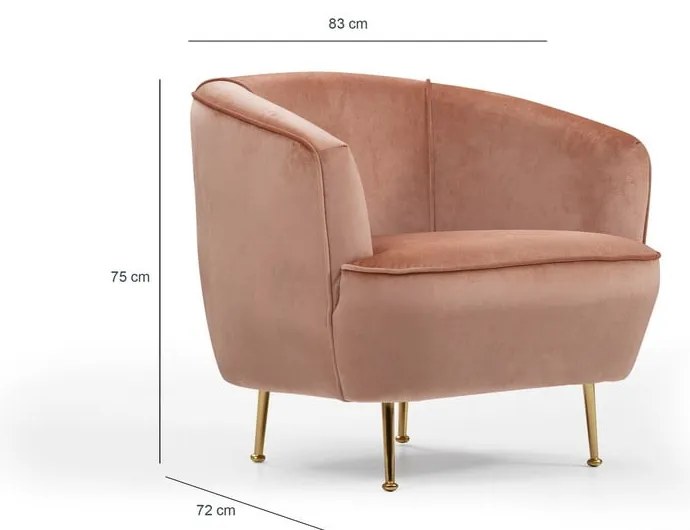 Розов стол Earl Piccoli - Artie