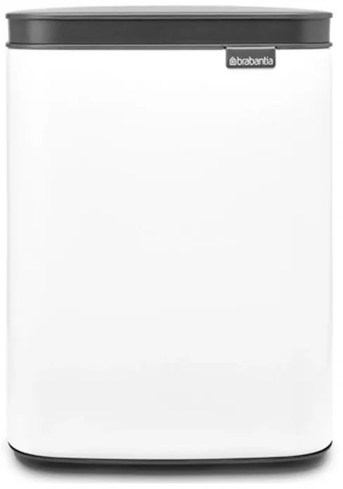 Кош за боклук Brabantia Bo Small 1006621, 4 л, Плавно и безшумно отваряне, Противоплъзгаща основа, Бял