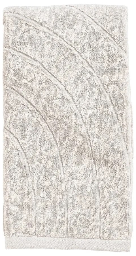 Светлосива памучна кърпа от тери 50x100 cm Time – Zone