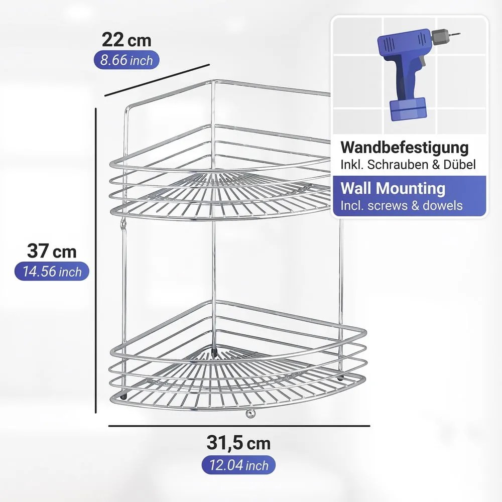 Ъглов рафт за баня Milano - Wenko