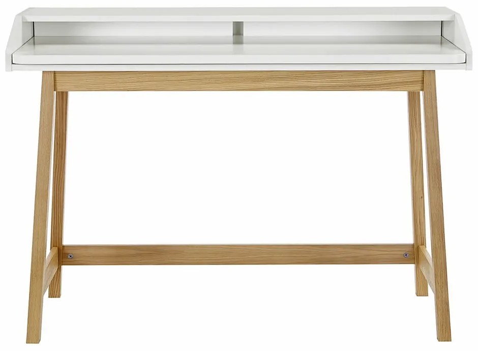 Работно бюро с бял плот St. James - Woodman