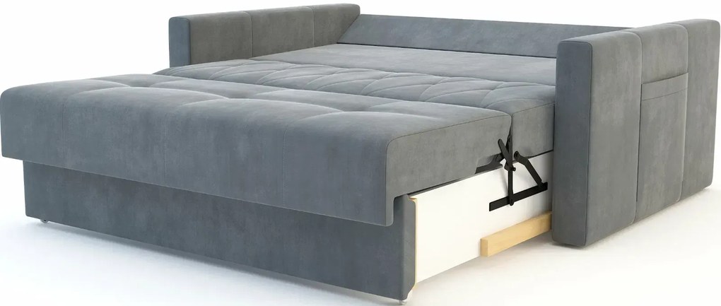 Диван-легло Ромбус-Сиво