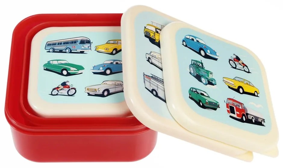 Детска кутия за храна 3 бр. Road Trip – Rex London