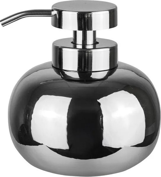 Керамичен диспенсер за сапун в сребрист цвят 200 ml Lotus – Mette Ditmer Denmark
