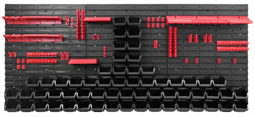 Стена за инструменти 172x78 см + 60 кутии