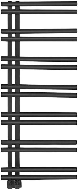 Релса за кърпи с отопление Solo-Черен