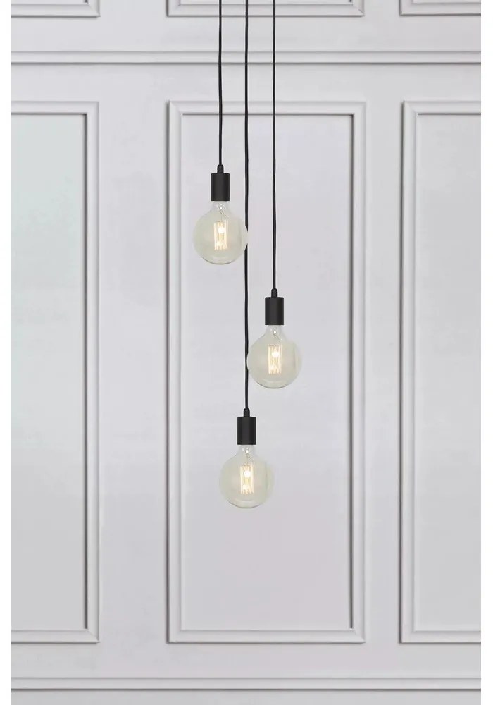 Черно таванно осветително тяло Sky - Markslöjd