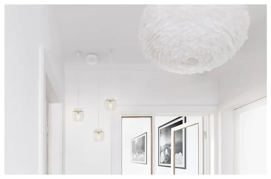 Бял троен кабел за окачване за осветителни тела Cannonball - UMAGE