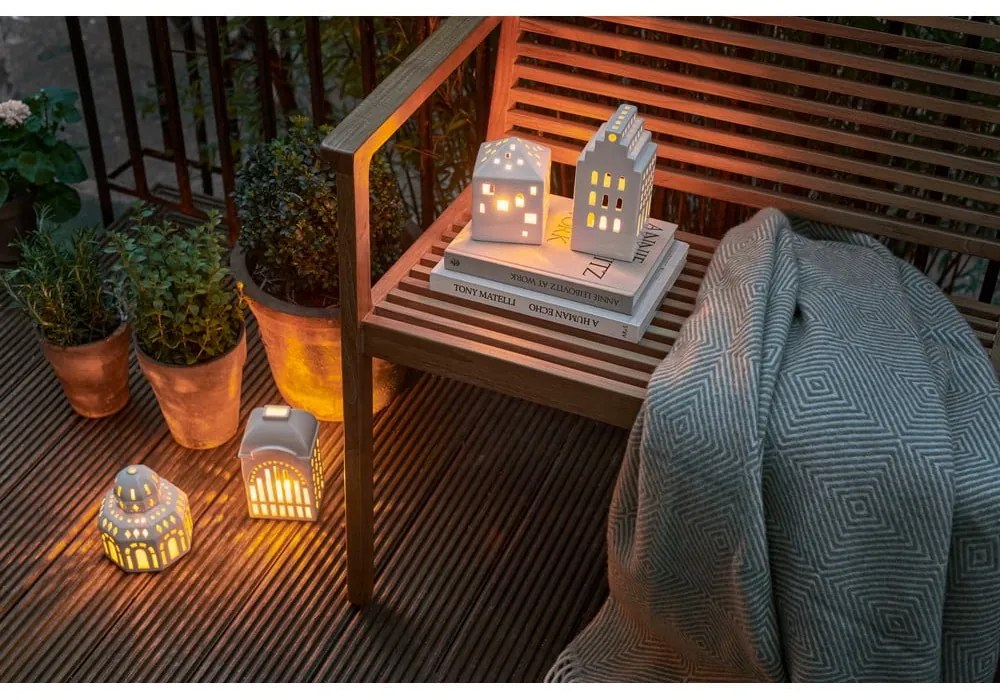 Бял керамичен свещник Urbania Lighthouse Tivoli - Kähler Design