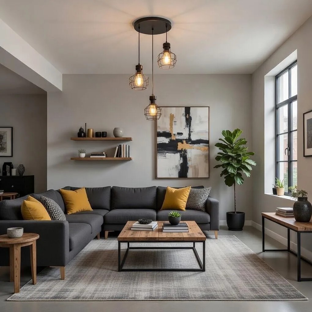 Пендел ТЕРМА, черен, 3xE27