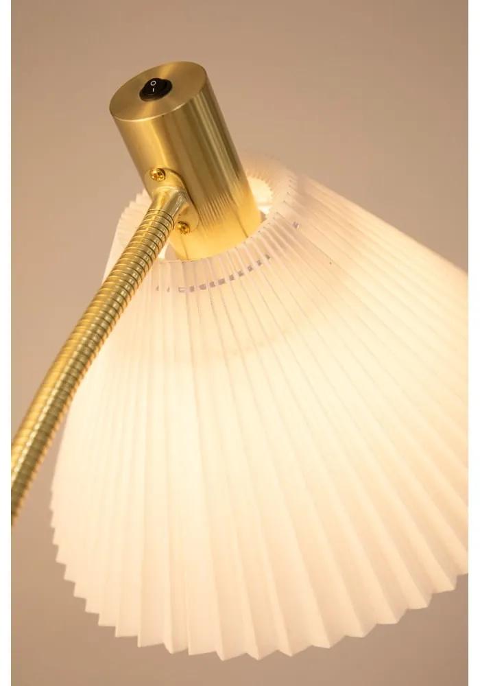 Подова лампа в бяло-златист цвят (височина 145 cm) Mira - Markslöjd