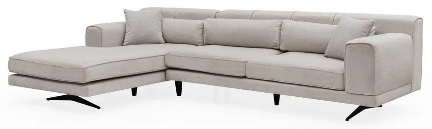 Светлобежов ъглов диван , ляв ъгъл Jivago - Artie