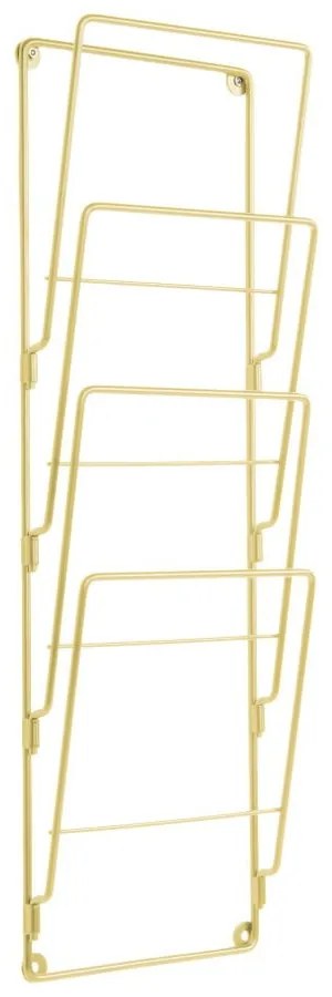 Стенна поставка за списания от поцинкована стомана в златисто Списание - PT LIVING
