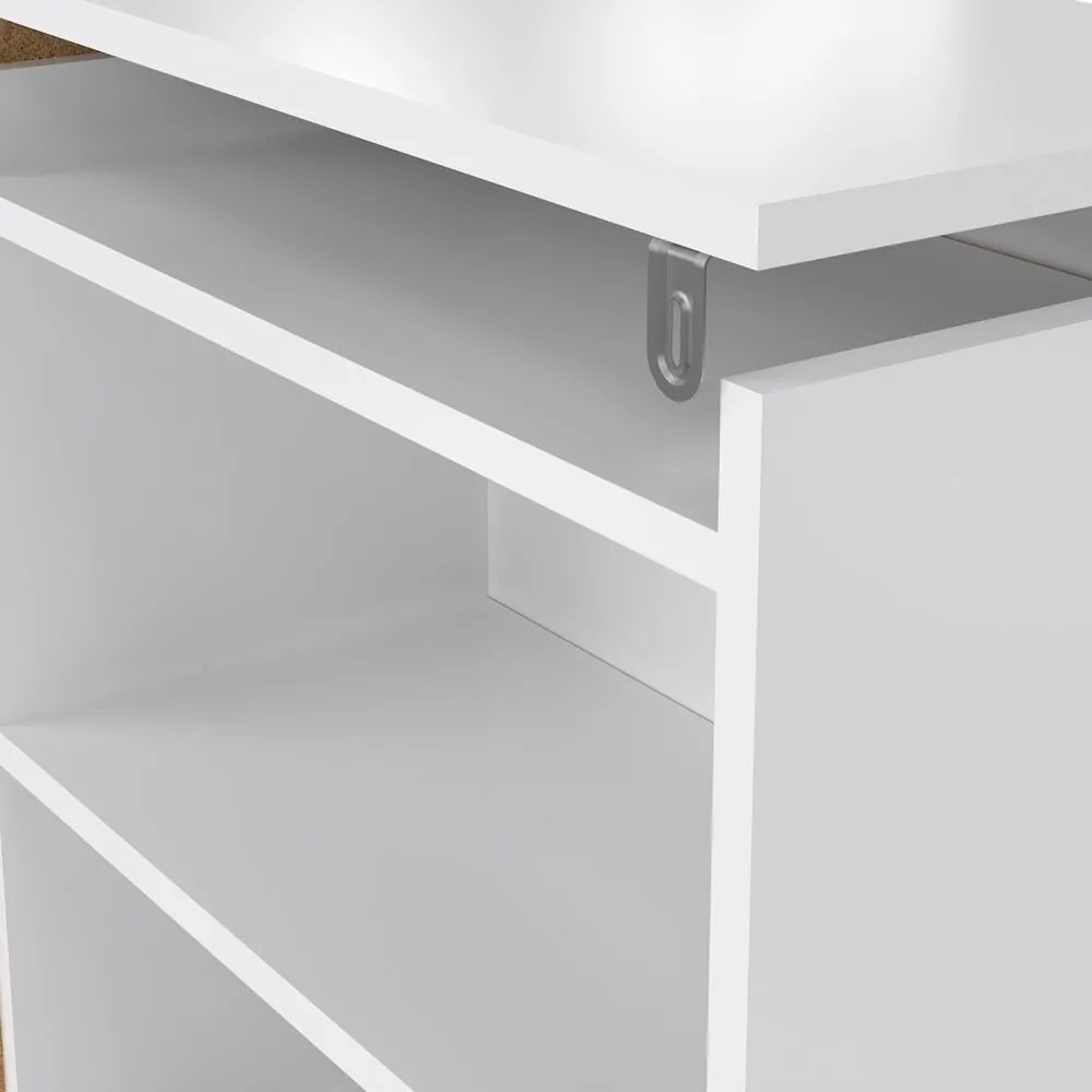 Бяла табла за легло 165x80 cm Naia – Tvilum