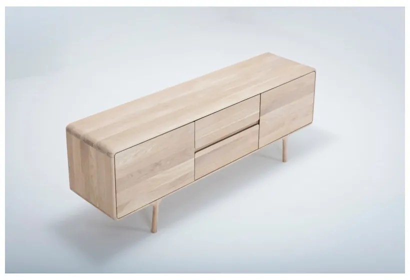 ТВ скрин от масивна дъбова дървесина Fawn - Gazzda