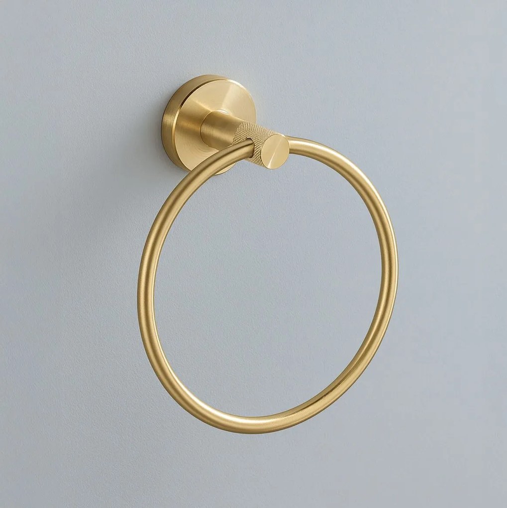 Закачалка за баня Ring 6610 Modern Brush Gold