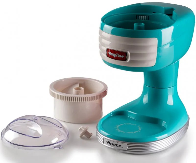 Машина за скрежина Ariete PARTY TIME 0076/01, 30W, Остриета от неръждаема стомана, Подвижна кошница, Предпазен капак, Тюркоаз
