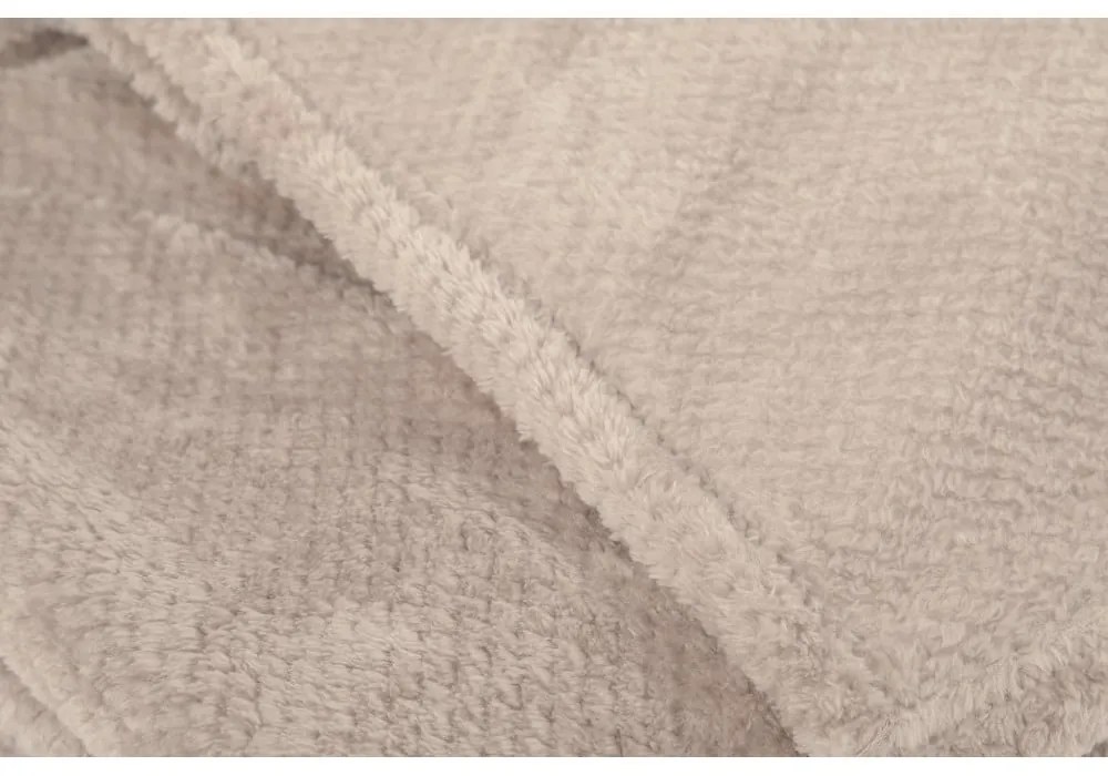 Кафяво-сиво одеяло от микроплюш 150x200 cm Pippa – Tiseco Home Studio