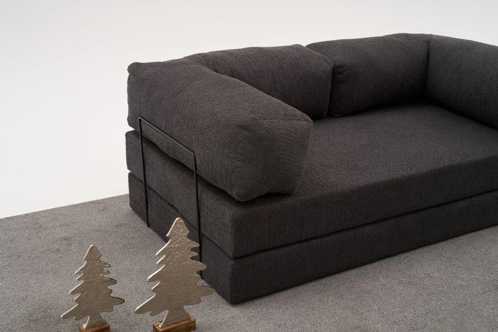 Троен диван Comfort, цвят Антрацит