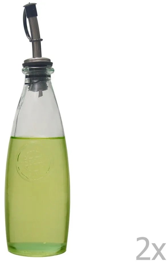 Комплект за олио и оцет от рециклирано стъкло , 300 ml Authentic - Ego Dekor