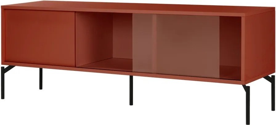 Теракотена маса за телевизор 160x60x42 cm Met – noo.ma