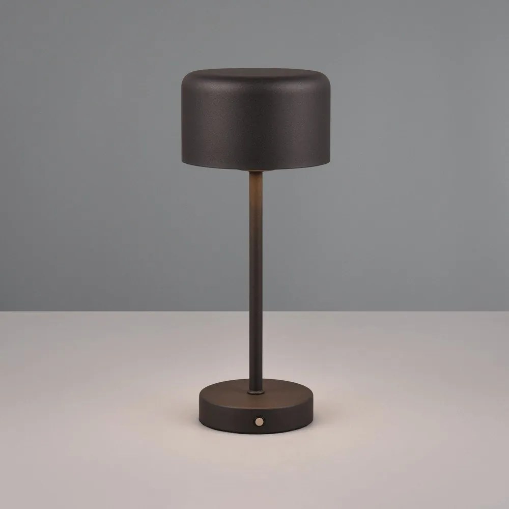 Матовочерна настолна LED лампа с възможност за димиране (височина 30 cm) Jeff - Reality