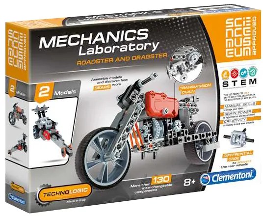 Clementoni - Конструктор Мотор 130ч Mechanics laboratory