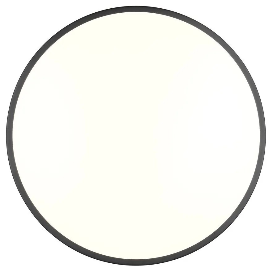 Черно-бяло LED осветително тяло за таван ø 38 cm Loody – Trio