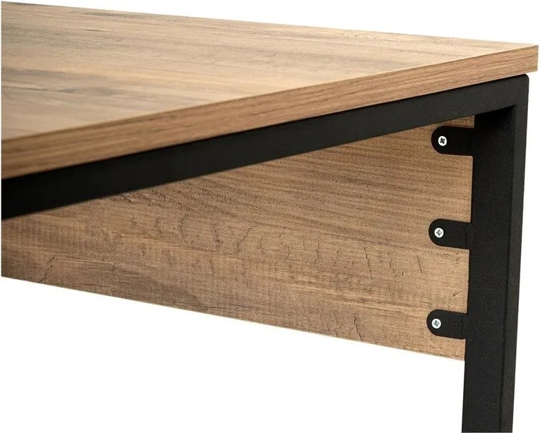 Работна маса с боров декор 60x240 cm Twin – Kalune Design