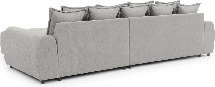 Светлосив ъглов диван (десен ъгъл) Albane – Ropez