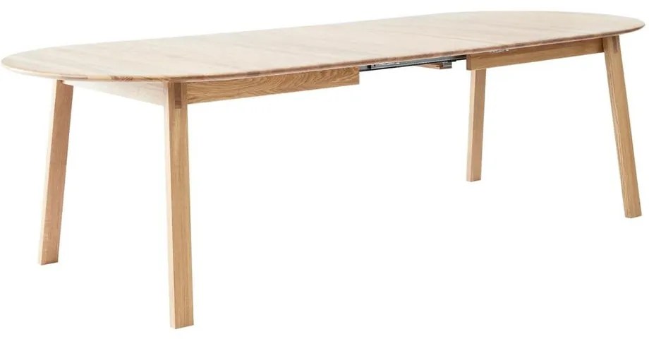 Сгъваема трапезна маса от масивен дъб в естествен цвят 100x220 cm Amalfi – Hammel Furniture