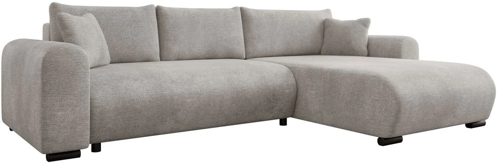 Ъглов диван Merkos-Светло сиво