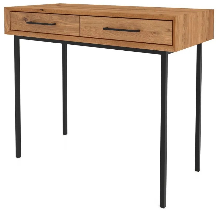 Дъбова тоалетка 97x45 cm Abies - The Beds