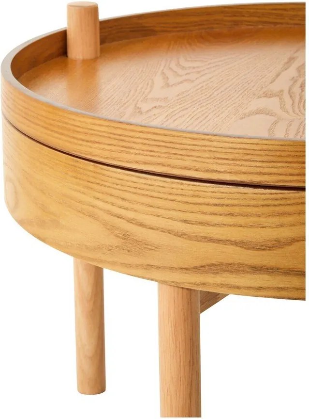 Кръгла странична масичка от декор от бор ø 60 cm Viborg – Premier Housewares